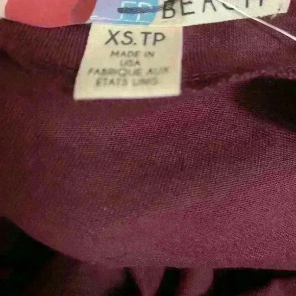 Free People Beach Free-est Modern Exaggerated Neckline Twist Draped Dress XS - Picture 10 of 10